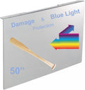VizoBlueX 49-50 inch Blue Light and Damage TV Screen Protector. Protection Shield & Anti-Blue Light Filter Blocking UV for LCD LED 4K OLED QLED (44.1 x 25.8 inch)