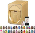 Professional Mini 3D Nail Printer - Portable Mobile Nail Art Machine for Kids, Nail Studios, Manicurists & Nail Enthusiasts - Perfect for Creative Nail Designs, White
