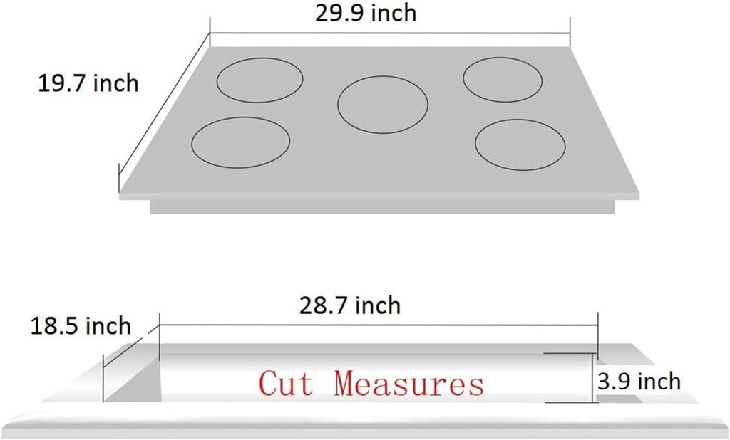 30 Inch Gas Cooktop DT57043 Built-in Stainless Steel 5 Burners Gas Stovetop LPG/NG Convertible Dual Fuel Gas Hob