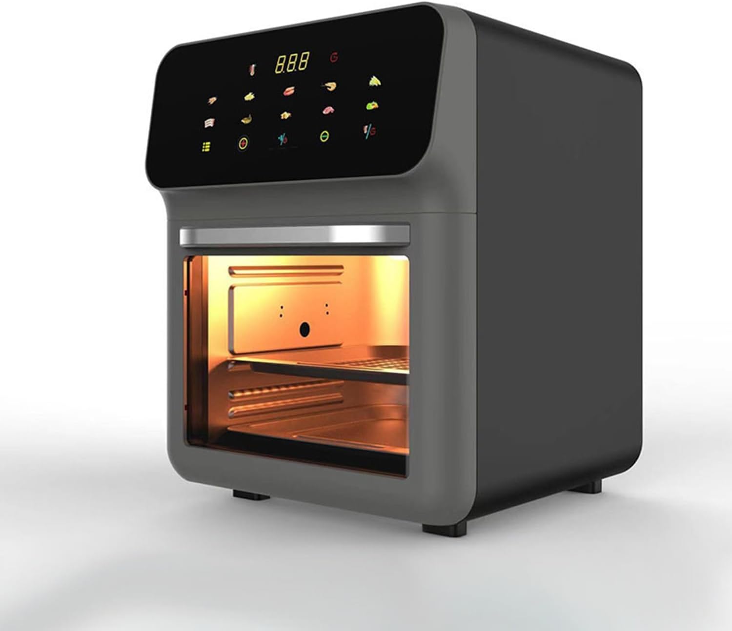 Air Fryer Toaster Oven Combo - 11-in-1 Digital Convection Oven with Grill, Bake, Roast, Reheat, Broil, Dehydrate, Easy Clean