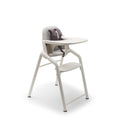 Bugaboo Giraffe Wooden Baby High Chair – Adjustable in 1 Second, Ergonomic & Easy Clean Highchair – Suitable from Birth with Newborn Set (Sold Separately) – FSC Beechwood & Bioplastic Design - White