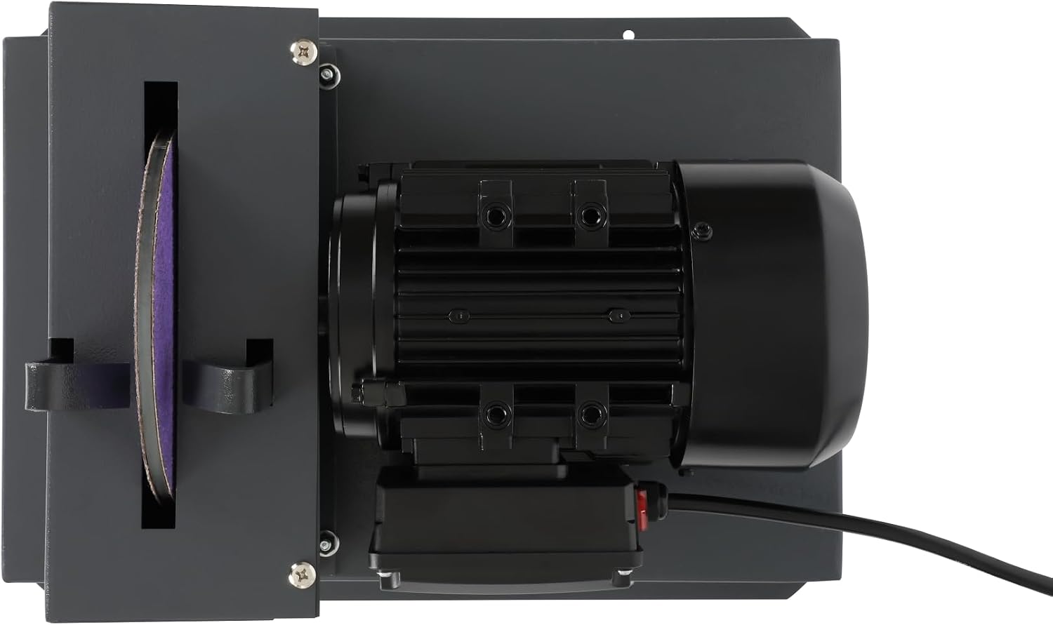Lawn Mower Blade Sharpener – 2/3HP 500W Lawnmower Bench Grinder with 7-Inch Ceramic Grinding Wheel, Extra 60-Grit Ceramic Sandpapers, and 30°/40° Brackets for High/Low Lift, Gator & Flat Blades
