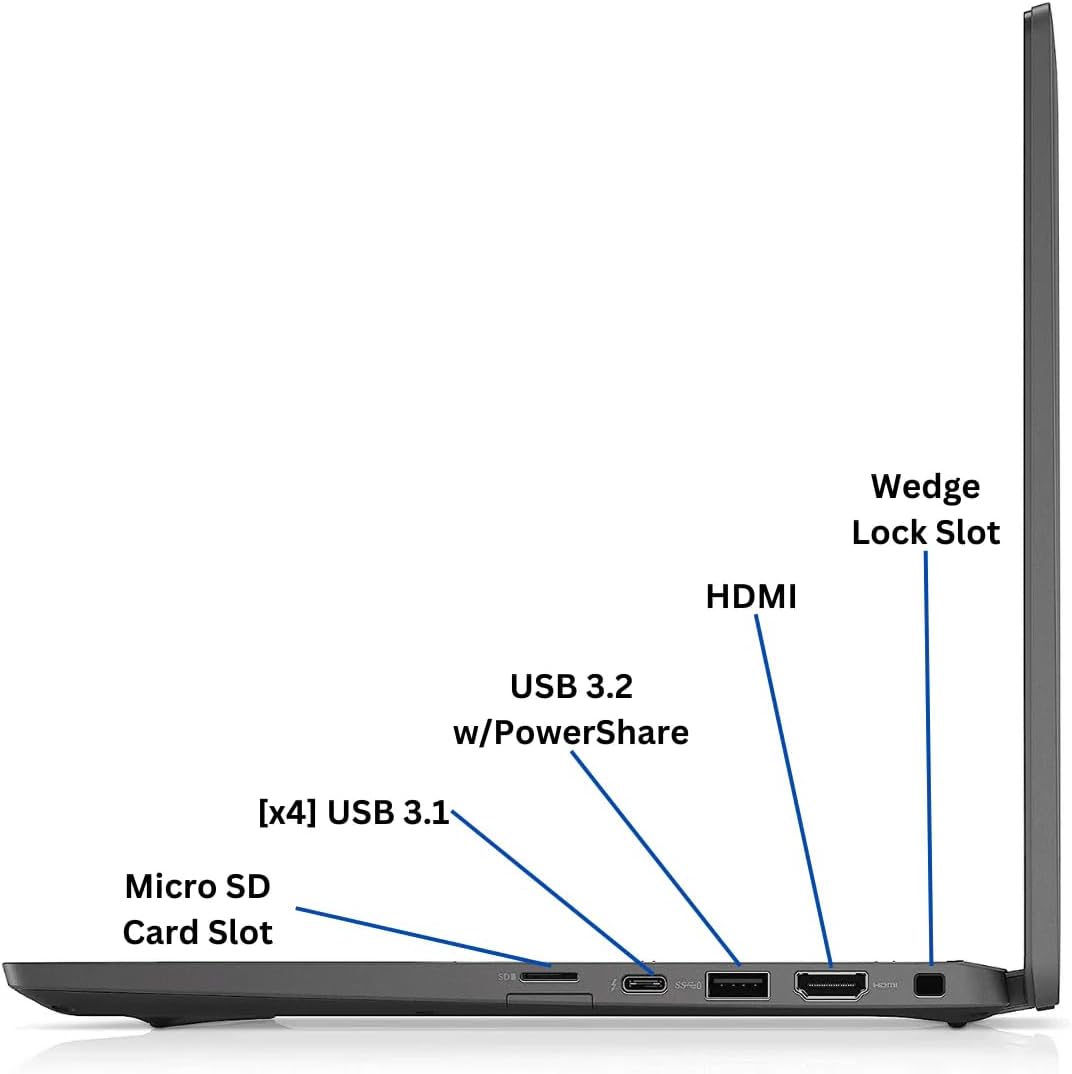 Dell Latitude 7420 14' FHD Laptop Computer, Intel Core i7-1165G7, 16GB DDR4 RAM, 512GB SSD, Backlit Keyboard, Thunderbolt, HDMI, Windows 11 Pro (Renewed)
