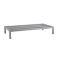 48'' x 24'' x 8'' Aluminum Welded NSF Certified Dunnage Rack - 1780 lb. Capacity, for Restaurant, Storage, Warehouse, Garage