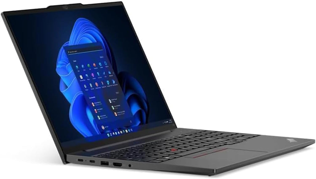 Lenovo ThinkPad E16 Business Laptop, 16' WUXGA Display, AMD Ryzen 5 7530U (Beat i7-1165G7), 16GB RAM, 1TB PCIe SSD, Webcam, HDMI, RJ-45, Fingerprint Reader, Wi-Fi 6, Windows 11 Pro, Black