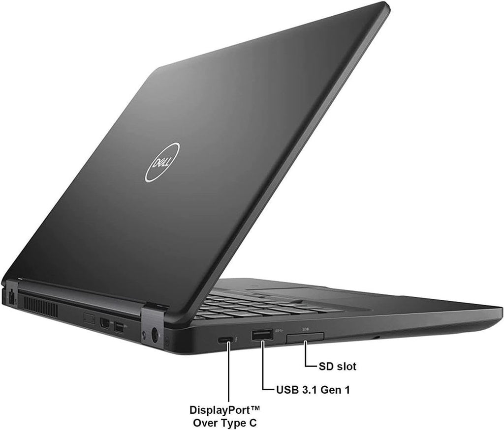 Dell Latitude 5490 14' Laptop Computer, Intel Quad Core i5-8350U, 16GB DDR4 RAM, 256GB SSD, HDMI, Type-C, Windows 11 Pro (Renewed)
