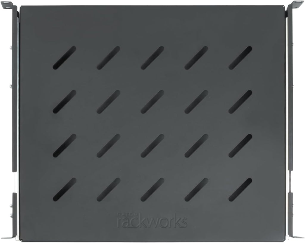 Gator Rackworks Universal Rack Mounting 1U Sliding Shelf with 13.8' Depth, (GRW-SHELF1SLD)