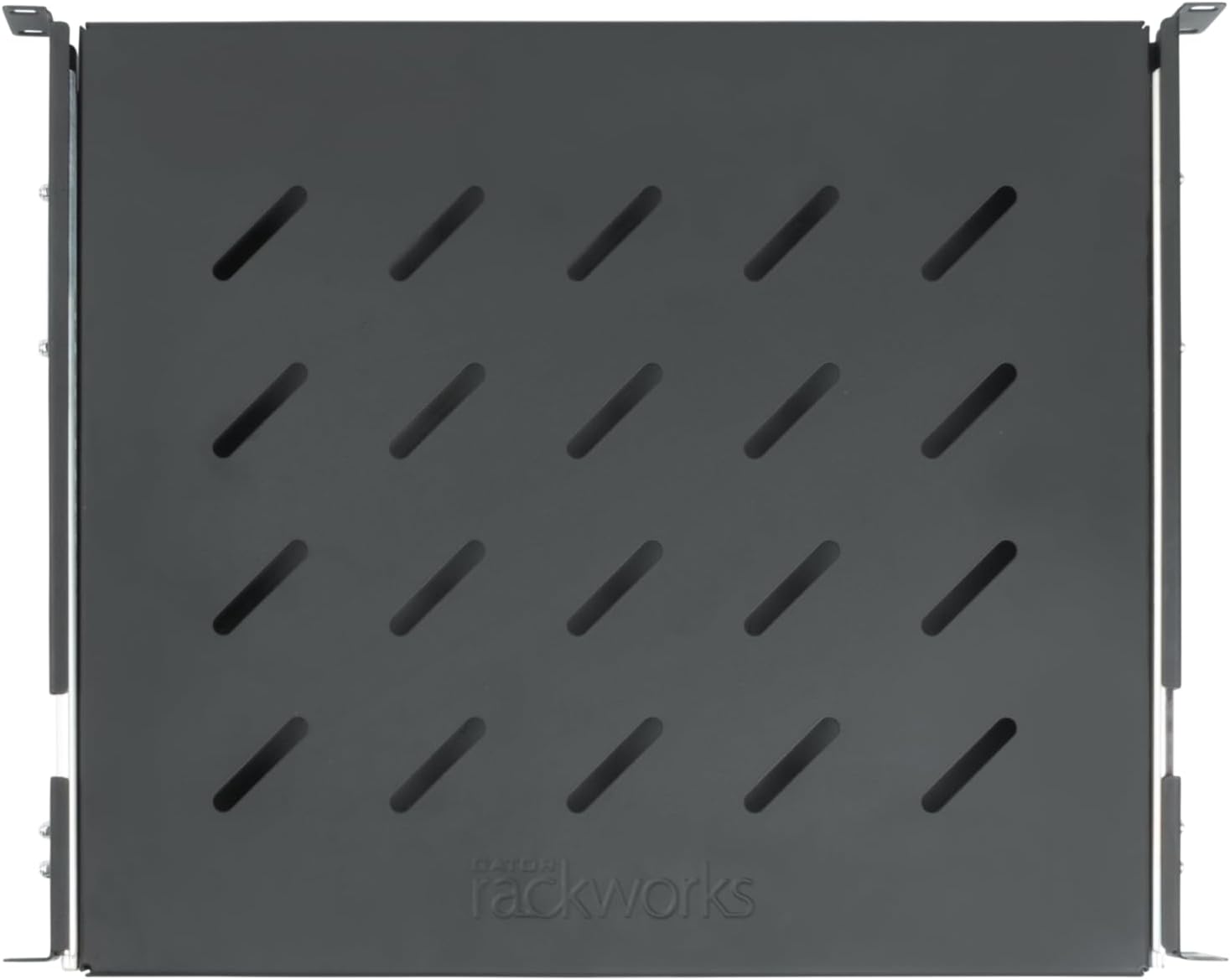 Gator Rackworks Universal Rack Mounting 1U Sliding Shelf with 13.8' Depth, (GRW-SHELF1SLD)