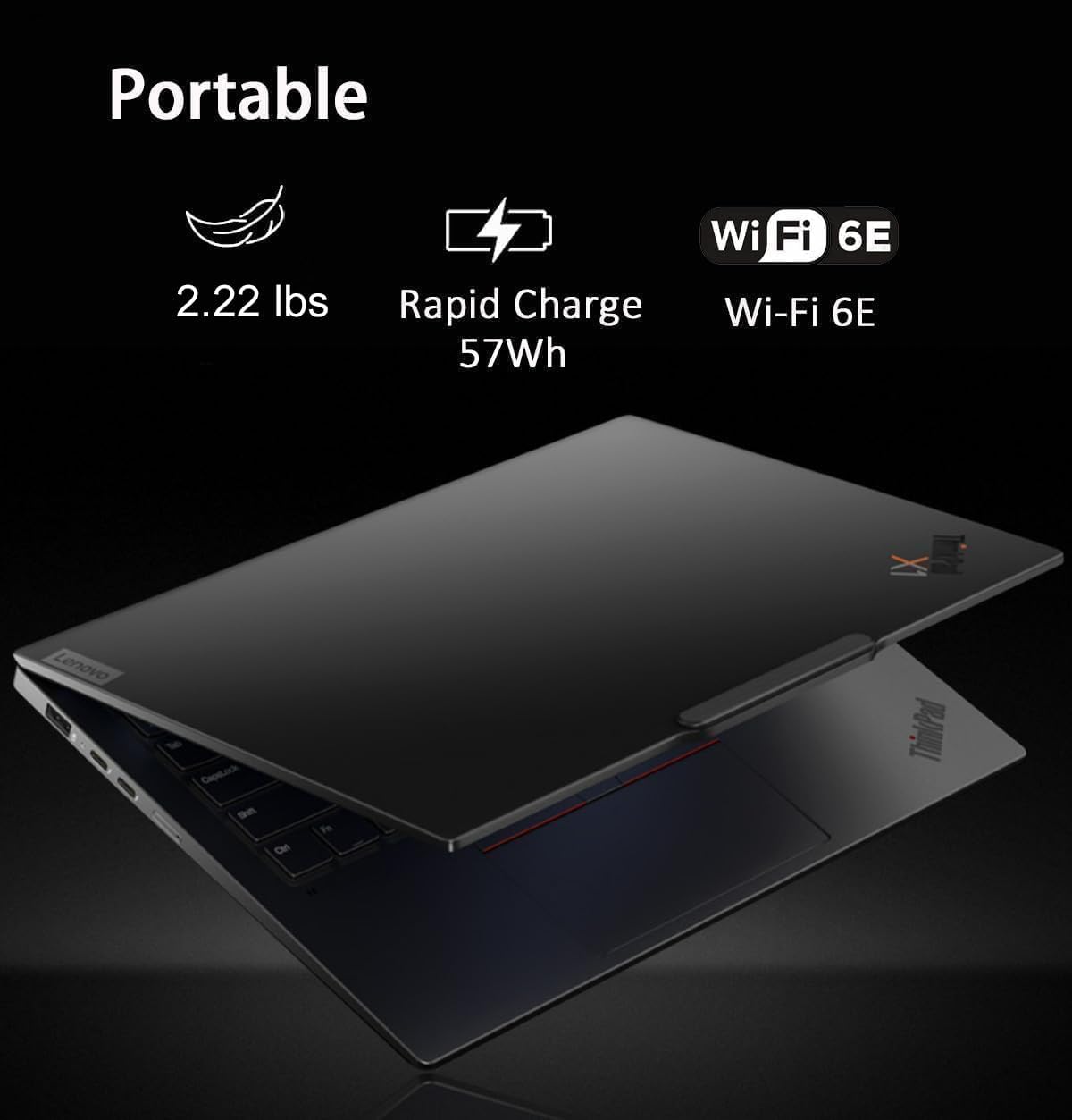 Lenovo ThinkPad X1 Carbon Gen 13 Aura Edition AI PC Laptop (14' FHD+ Touchscreen, Intel Core Ultra 7 255U, 32GB 8400MT/s RAM, 1TB SSD, (>i7-1355U)), Thunderbolt 4, Backlit, FP, IR Webcam, Win 11 Pro