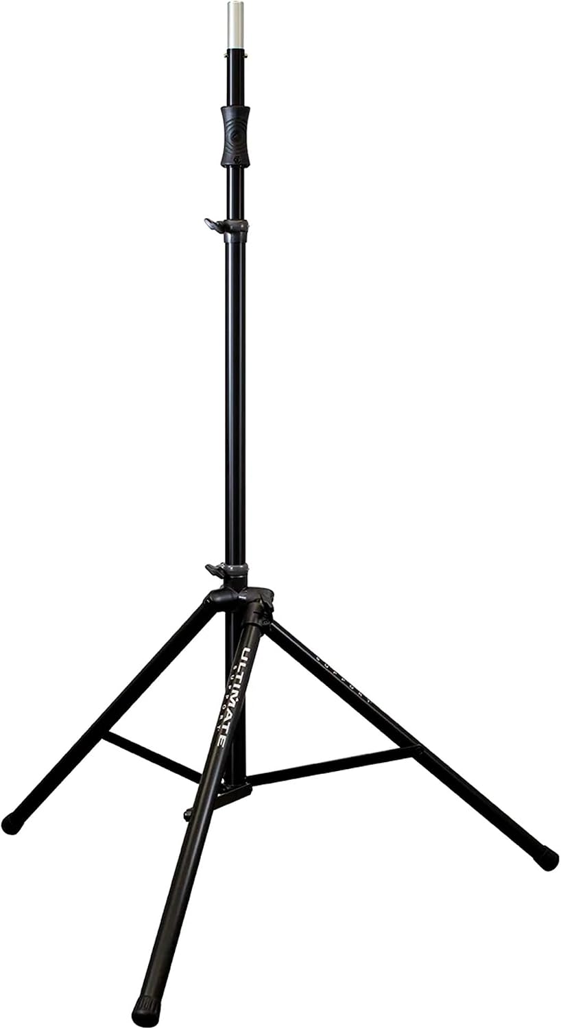 Ultimate Support TS-110BL Air-Powered Series Lift-Assist Aluminum Tripod Extra Tall Speaker Stand w/Leveling Leg