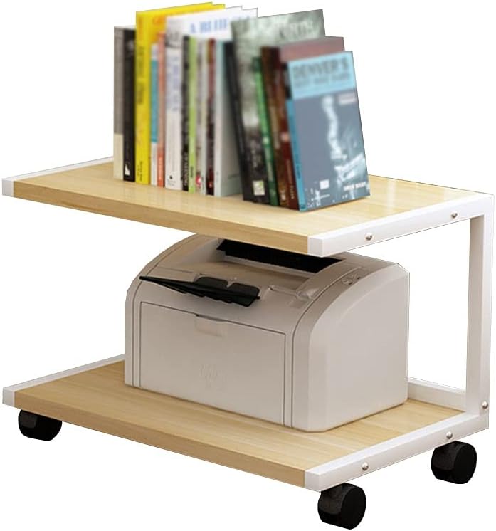 Audio Rack Audio Bracket Speaker Cabinet Detachable with Pulley Media Equipment Rack Floor Audio Bracket Speaker Bracket Shelf Bookshelf 2 Layers Media Cabinet (Color : A)