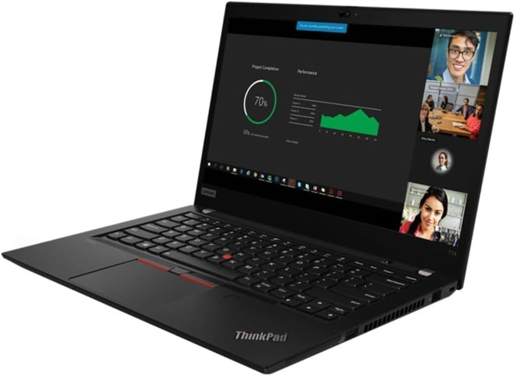 Lenovo Thinkpad T14 Gen 2 14' 1080p Full HD Touchscreen Laptop, i7-1185G7 3.0GHz, 32GB DDR4, 1TB NVMe SSD, Thunderbolt 4, HDMI, Webcam, Windows 11 Pro Black (Renewed)
