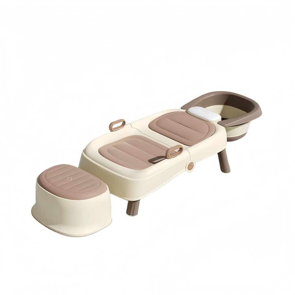 Portable Hair Washing Station,Hair Washing Station for Kids,Baby Bath seat Chair,Foldable Shampoo Chair for Kids,Toddlers,Pregnant Women, Adults,Older People(3,70inch)