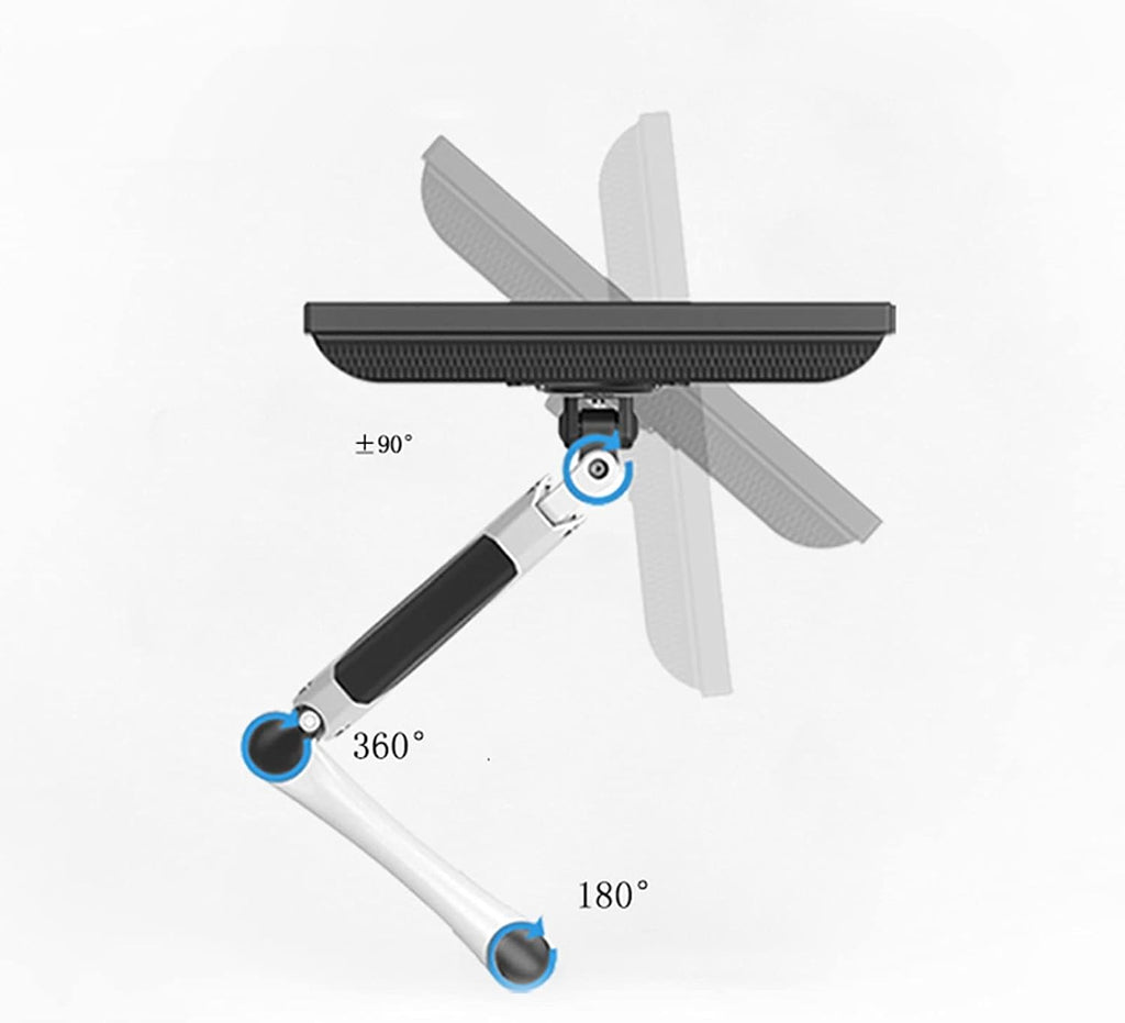 Single Monitor Stand Aluminum Alloy Wall-Mounted Monitor Bracket Arm 15'-27' Gas Spring Monitor Mount Stand, Holds Up to 17.6lbs Monitor Arms Stand (Style : B) (B B)