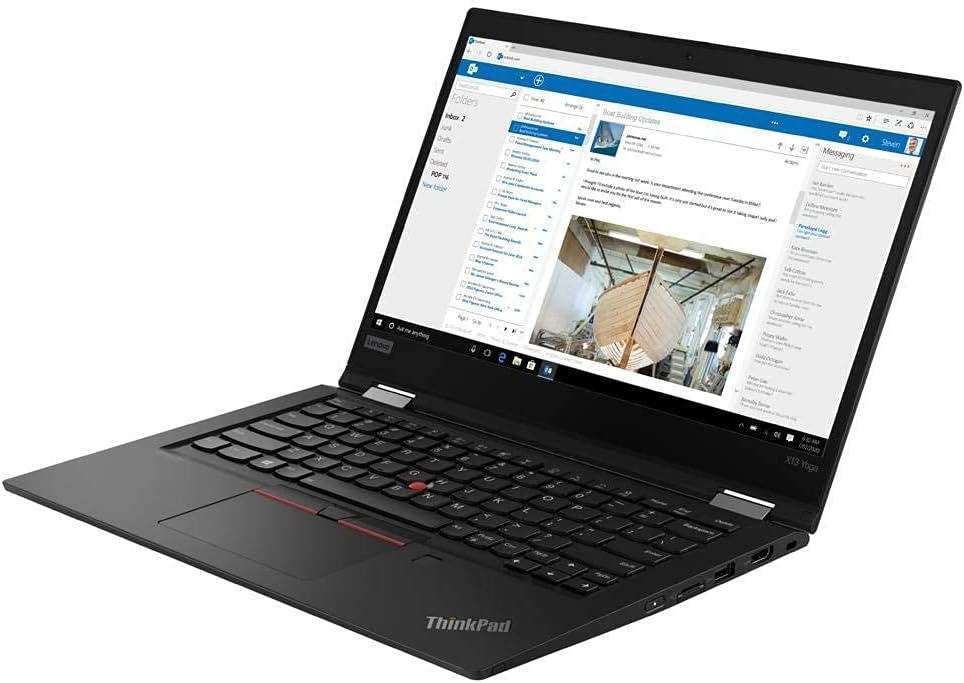 Lenovo ThinkPad X13 Yoga Gen 1 13.3' Touchscreen 2 in 1 Notebook, Intel Core i5-10210U, 8GB RAM, 256GB SSD (20SX002AUS) (Renewed)