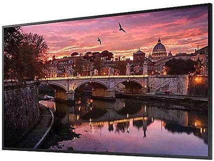SAMSUNG QB43R 43 inch 4K UHD 3840x2160 LED Commercial Signage Display for Business with HDMI, Wi-Fi, and 3-Year Warranty, 350 nit (LH43QBREBGCXZA)