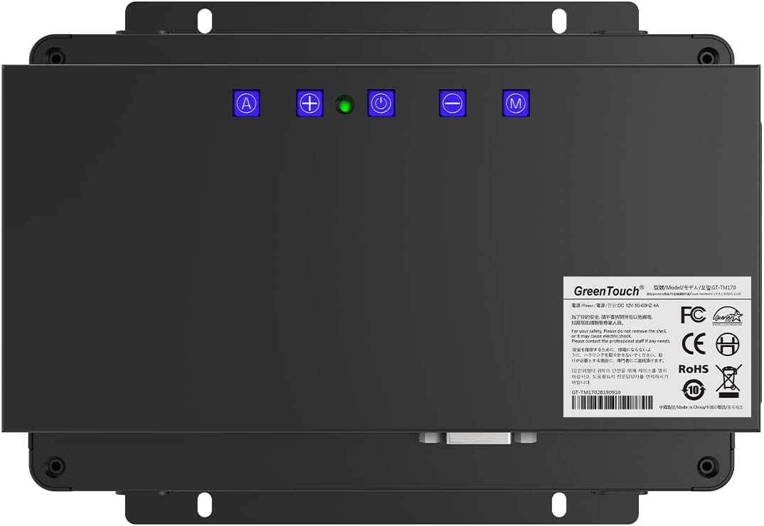 GreenTouch 7 Inch Open Frame 1024x600 HDMI PCAP Touch Monitors for Consumer, Retail POS, and Hospitality Markets