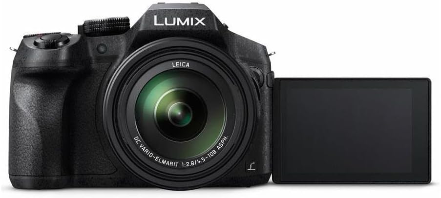 Panasonic LUMIX FZ300 Long Zoom Digital Camera Features 12.1 Megapixel, 1/2.3-Inch Sensor, 4K Video, WiFi, Splash & Dustproof Camera Body, LEICA DC 24X F2.8 Zoom Lens - DMC-FZ300K - (Black) USA