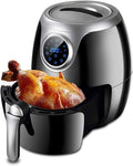 Air Fryer Oven, Airfryer Toaster Oven, Healthy Oil-Free Hot Air Fryer, 1800W Toaster Oven Air Fryer Combo, LED Touch Screen, Black