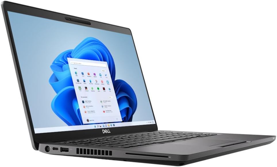 Dell Latitude 5400 14' Full HD Touch, Intel Core i5-8365U 1.6GHz, 32GB DDR4 RAM, 1TB NVMe SSD, Windows 11 Pro 64Bit, CAM (Renewed), Black