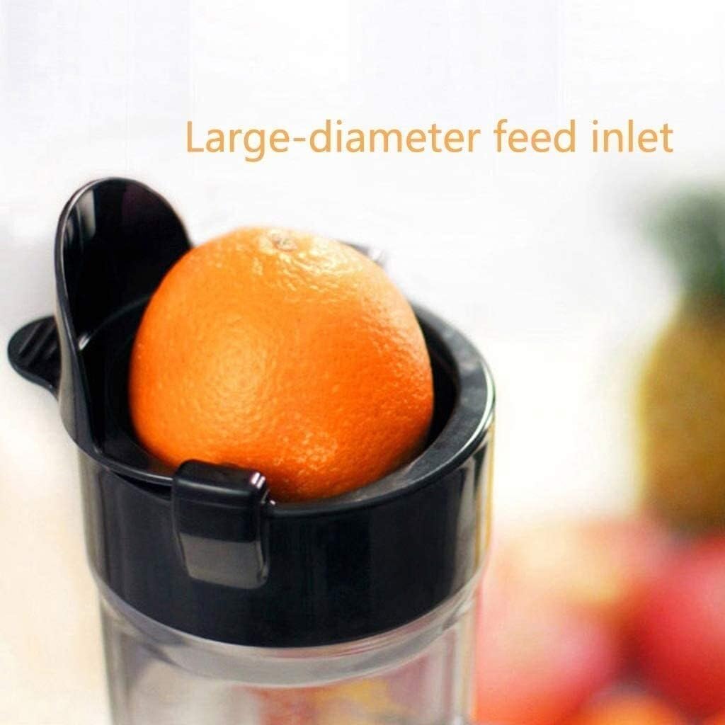 Slow Masticating Juicer with 65mm Large Mouth, Higher Juice Yield, Quiet Motor, Reverse Function, Easy Clean, for Fruits & Vegetables