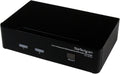 StarTech.com 2 Port DisplayPort KVM Switch - 2560x1600, TAA @60Hz - Dual Port DP USB, Keyboard, Video, Mouse Switch Box w/ Audio for Computers and Monitors (SV231DPUA)