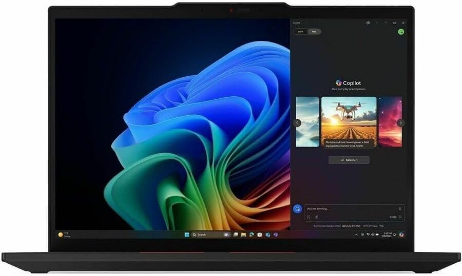 Lenovo ThinkPad T14 Gen 6 21QJ00CTUS 14' Touchscreen Copilot+ PC Notebook - WUXGA - AMD Ryzen AI 7 PRO 350-32 GB - 512 GB SSD - English Keyboard - Black