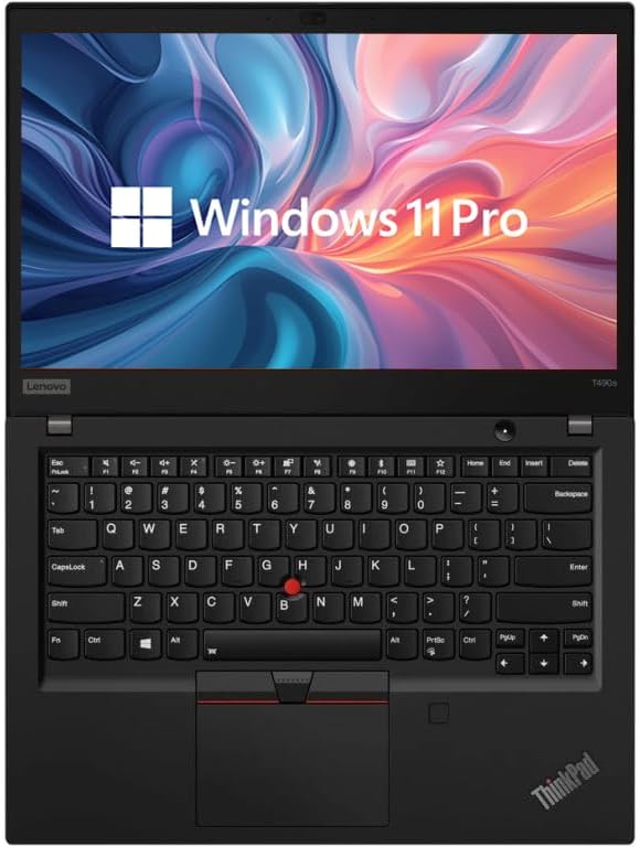 Lenovo ThinkPad T490s 14'' FHD (1920 x 1080) IPS Business Laptop Computer, Intel Core i5-8365U Processor Notebook, 16 GB RAM, 512 GB SSD, Backlit Keyboard, Windows 11 Pro (Renewed)