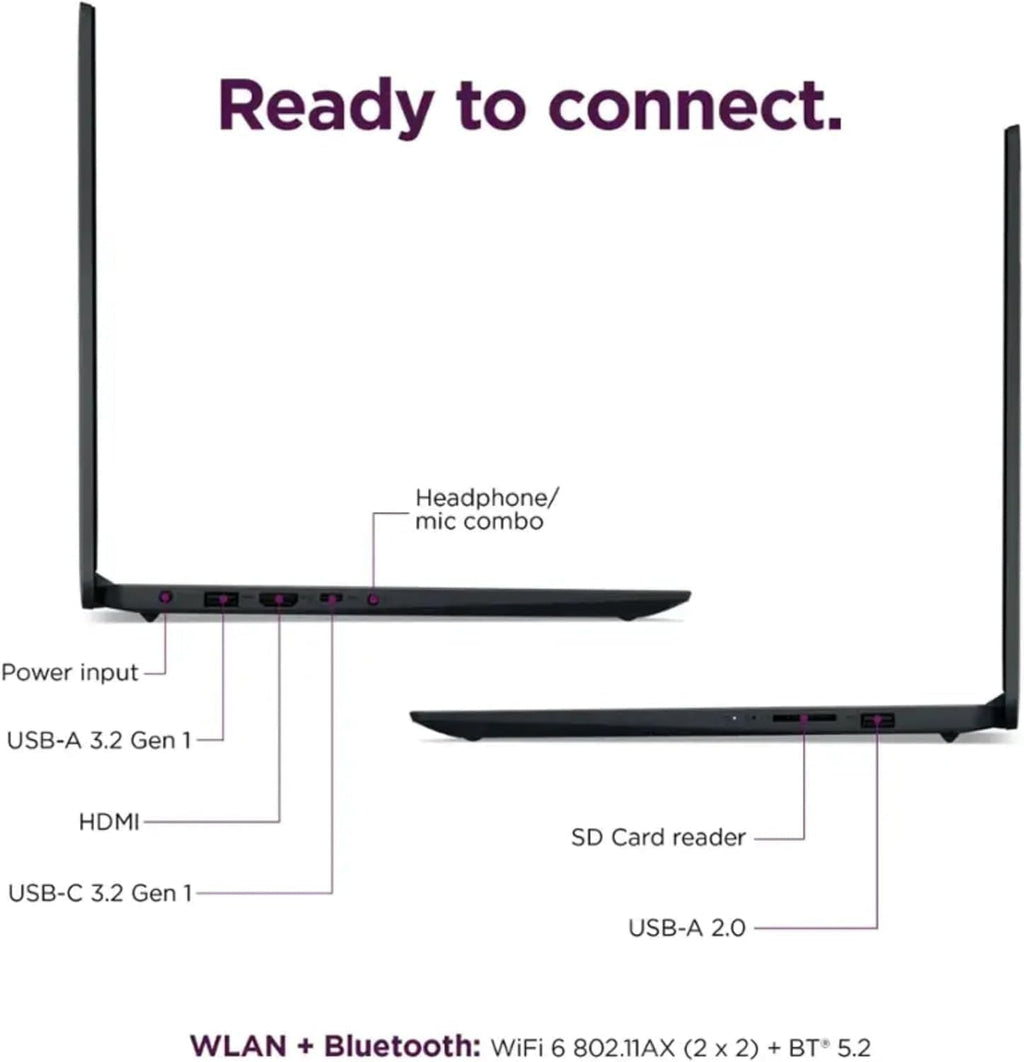 Lenovo IdeaPad 15.6 inch Laptop Computer with Microsoft 365 Home and Business • 36GB RAM • 2TB PCIe SSD • Intel Core • Wi-Fi 6 • 1TB Cloud Storage • 11HR Battery • Win 11 • WOWPC Recovery USB