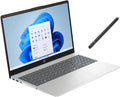 HP 15.6' Touch-Screen Laptop |Intel Core i3-1315U Processor| Intel UHD Graphics |Webcam |Copilot|Silver| 8GB RAM | 256GB SSD |Windows 11 Home |Bundle with Stylus Pen