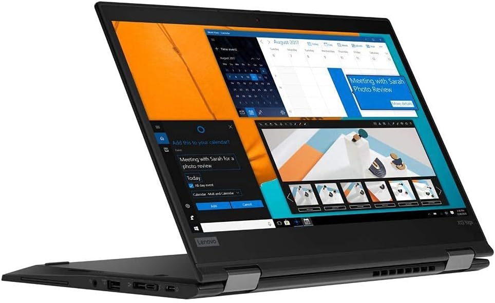 Lenovo ThinkPad X13 Yoga Gen 1 13.3' Touchscreen 2 in 1 Notebook, Intel Core i5-10210U, 8GB RAM, 256GB SSD (20SX002AUS) (Renewed)