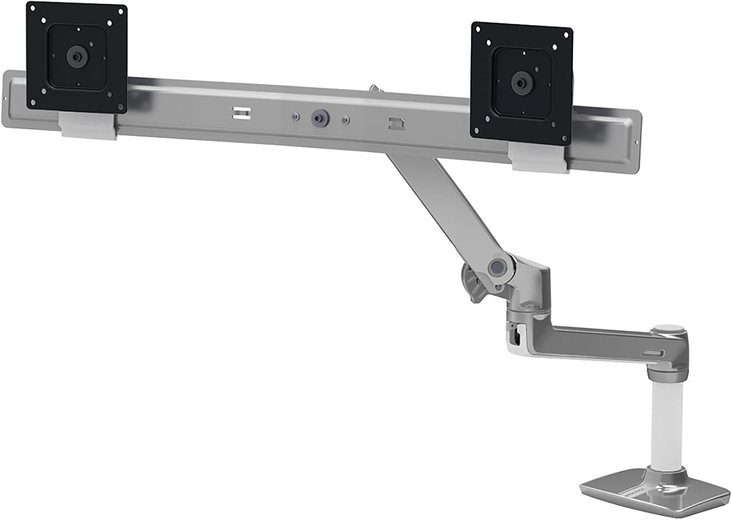 Ergotron – LX Dual Direct Monitor Arm, VESA Desk Mount – for 2 Monitors Up to 25 Inches, 2 to 11 lbs Each – Polished Aluminum