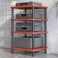 2-Tier Audio Rack Shelf, HiFi Media Stand for Living, Gaming & Recording Rooms, Stylish Audio Cabinet, Sturdy 2-Tier Design, Perfect for Home Entertainment and Audio Equipment