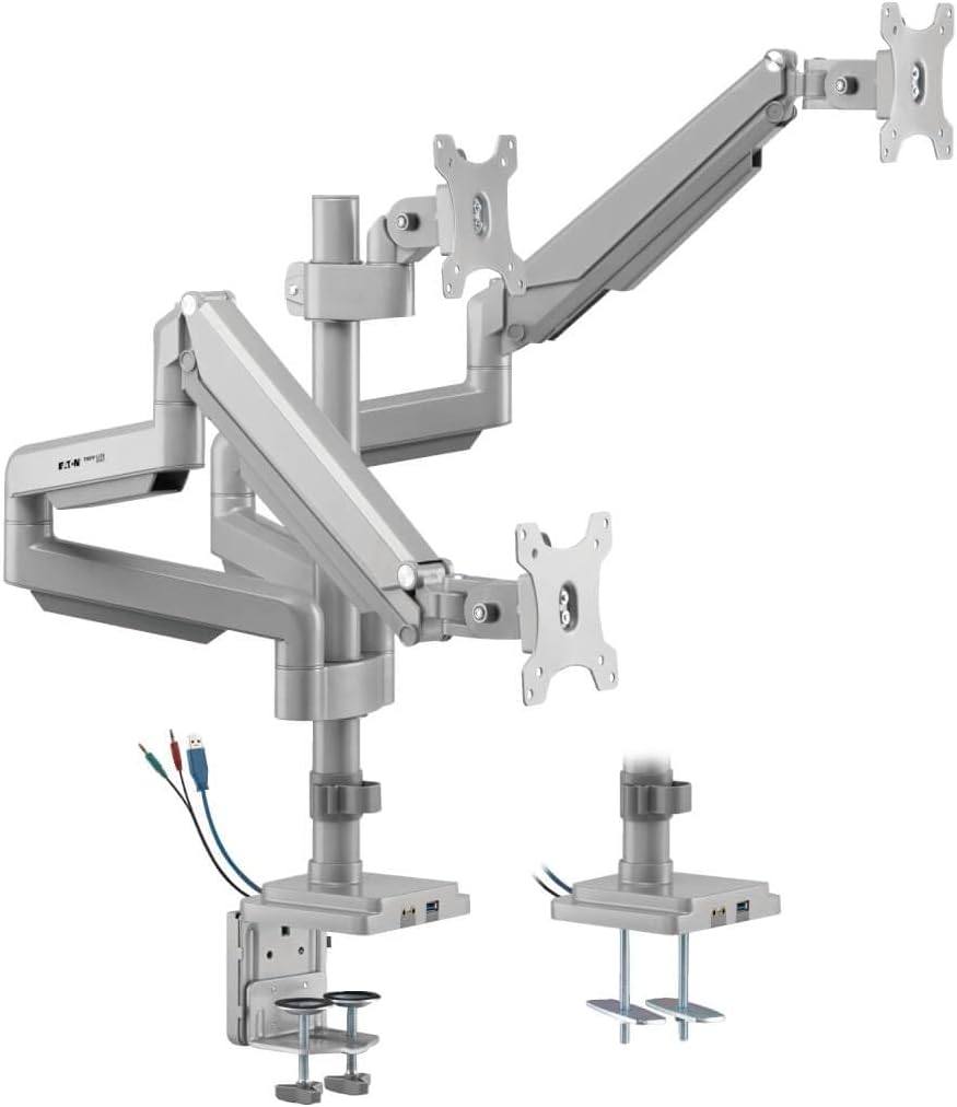 Tripp Lite Display Monitor TV Desk Mount Triple Display Flex Arm 17'-30' (DDR1730TAL)