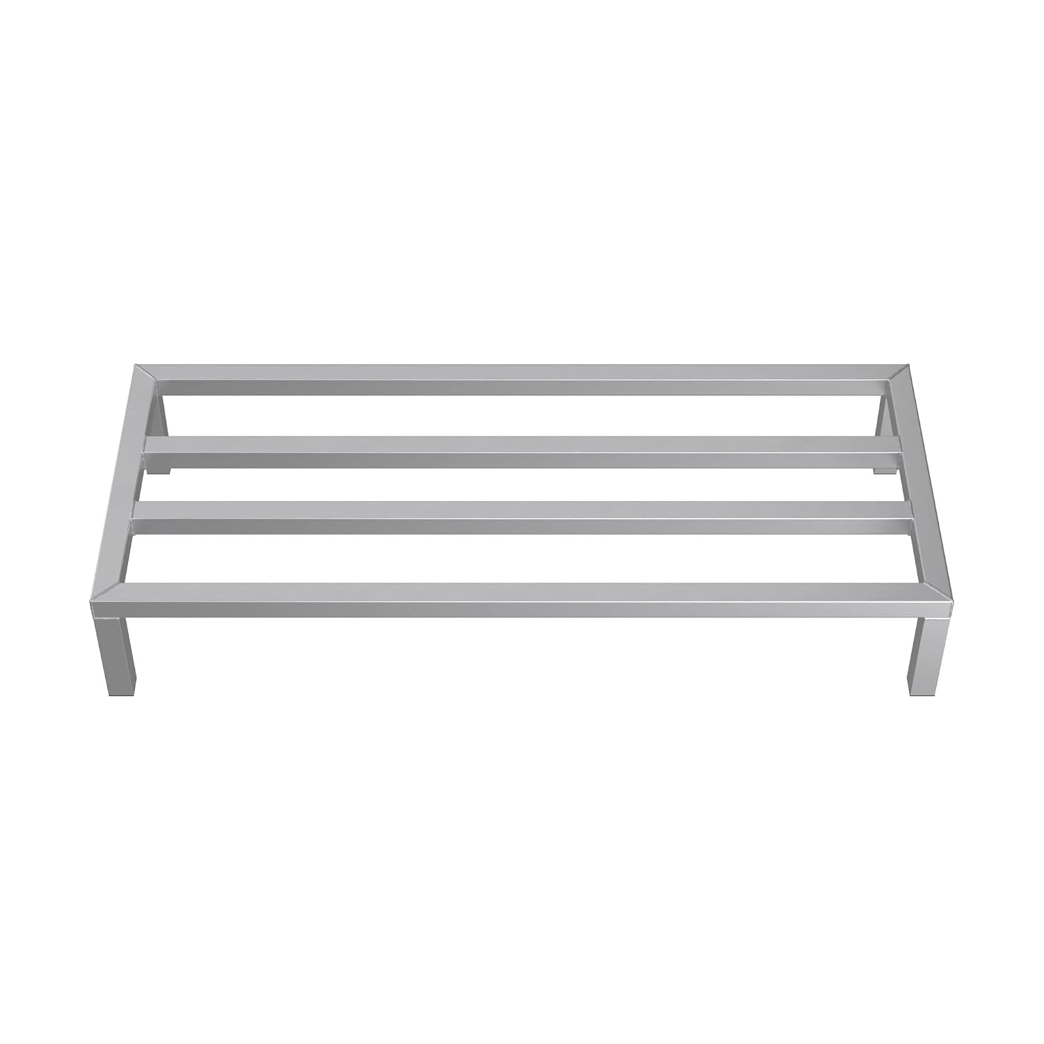 48'' x 20'' x 8'' Aluminum Welded NSF Certified Dunnage Rack - 1685 lb. Capacity, for Restaurant, Storage, Warehouse, Garage