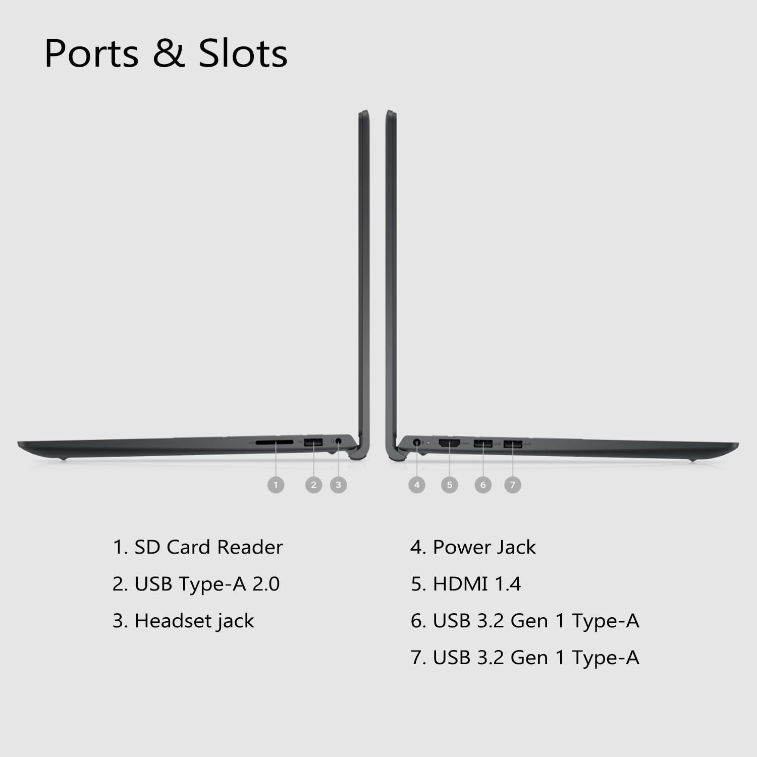 Dell Inspiron 3000 Series 3520 Laptop, 15.6' FHD Touchscreen, Intel Core i5-1155G7, 8GB DDR4 RAM, 512GB PCIe SSD, Webcam, SD Card Reader, Wi-Fi, Windows 11 Home, Black