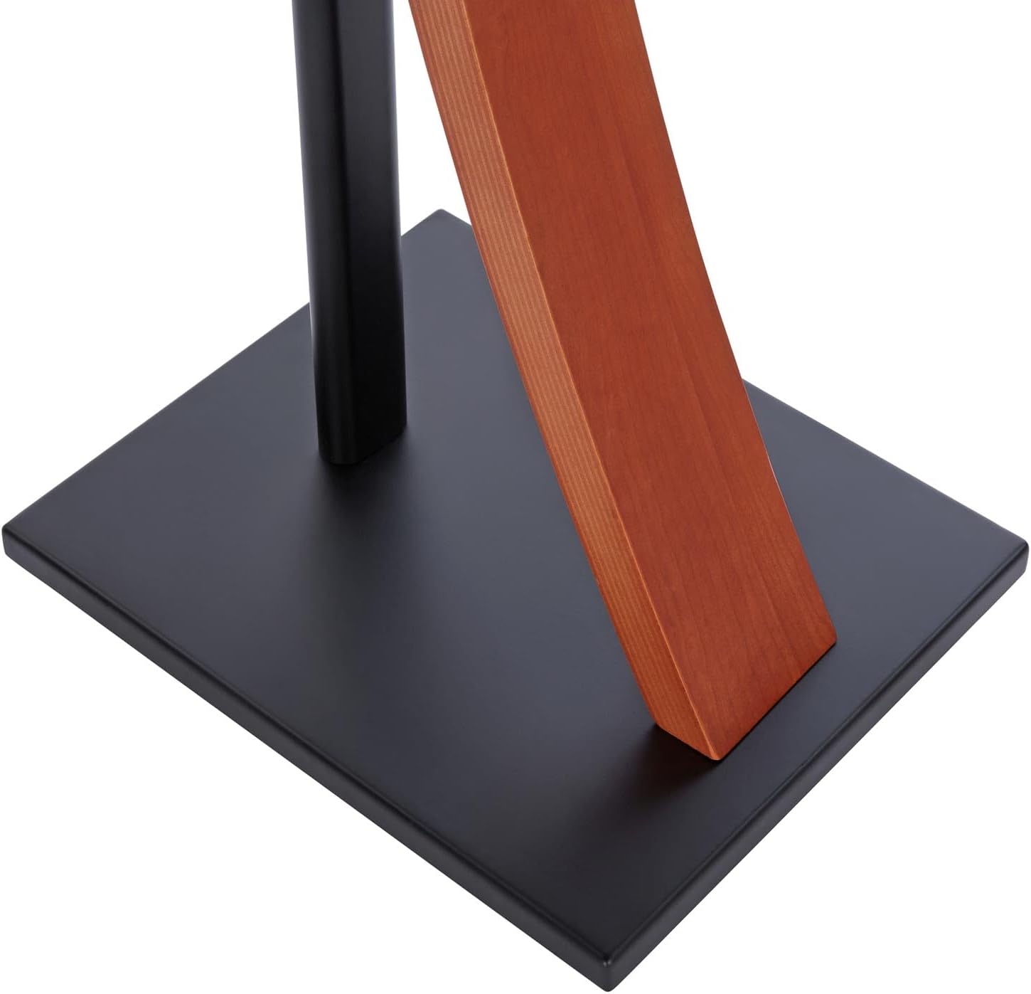 EXIMUS One Pair Fixed Height Universal Speaker Floor Stands with Real Wood - Cedar - 290 Series