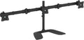 StarTech.com Triple Monitor Stand - Articulating - For Monitors 13' to 27' Adjustable VESA Computer Monitor Stand for 3 Monitor Setup - Steel - Black (ARMBARTRIO2)