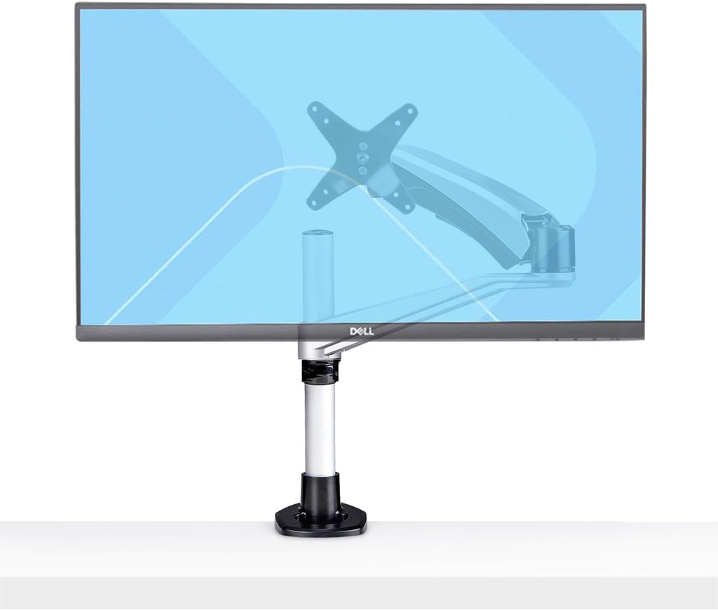 StarTech.com Desk Mount Monitor Arm for 27in 16:9 or 30in 21:9 Ultrawide Screens, VESA 75x75/100x100, Mechanical Spring Arm, TAA