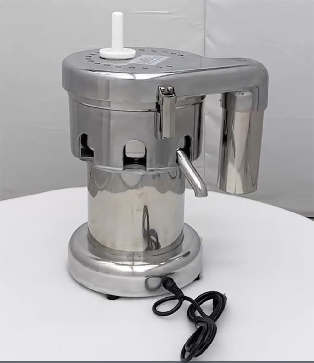 INTSUPERMAI 750W Commercial Juicer Machine Heavy Duty, 110V Centrifugal Juicers, Output Juice 22-30 lb/min, #304 Stainless Steel Electric Fruit Juicer for Gym Clubs, Canteens