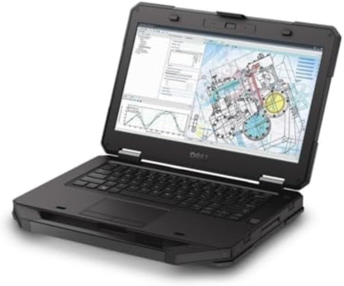 Dell Latitude Rugged 5414 Laptop | 14' 1366x768 HD | Core i5-6300U - 512GB SSD Hard Drive - 16GB RAM | 2 cores @ 3 GHz Win 11 Pro Black (Renewed)