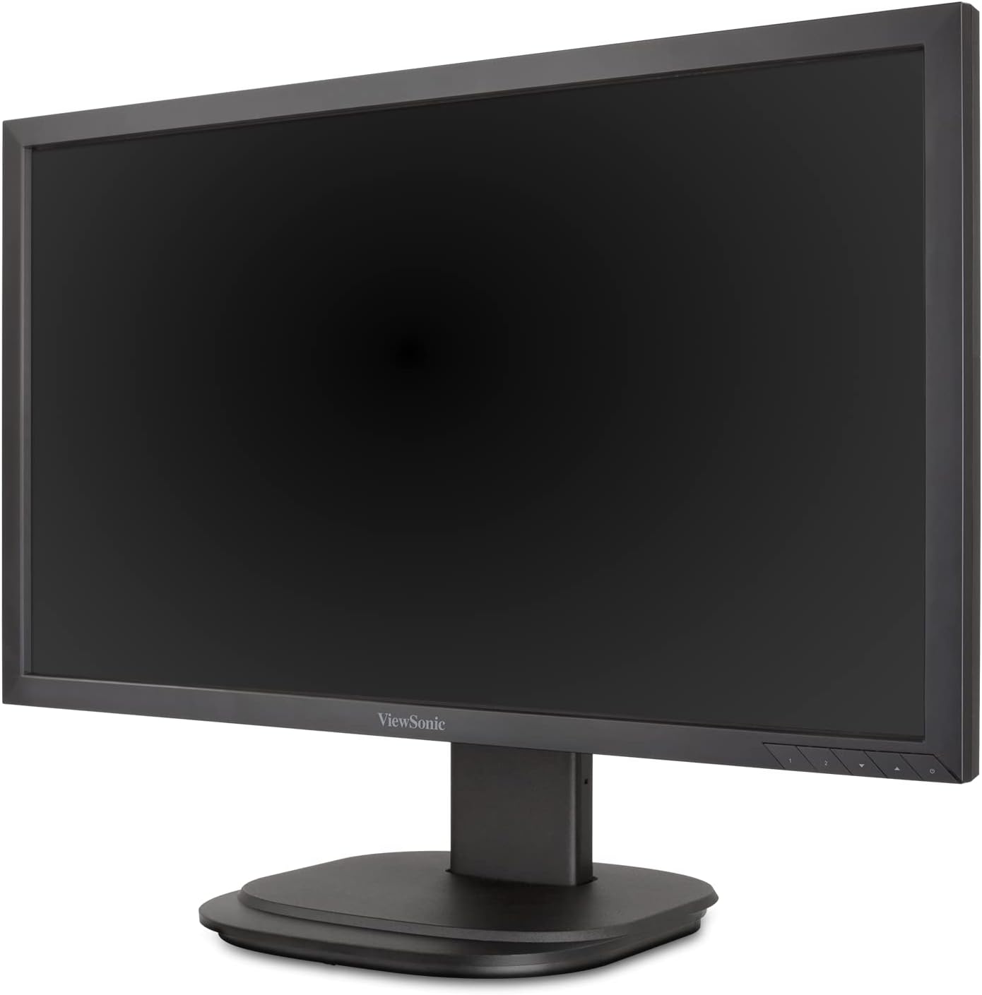 ViewSonic VG2439SMH 24 Inch 1080p Ergonomic Monitor with HDMI DisplayPort and VGA for Home and Office, Black
