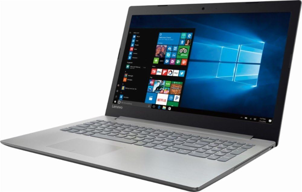 Lenovo 15.6 Inch 768P LCD Display, AMD Radeon A12-9720P Process Laptop 2.7GHz, 8GB DDR4 RAM Memory, 1TB Hard Disk Drive, DVD Drive, Built in Webcam, WiFi, Bluetooth, Windows 10 Home, Earphone Jack