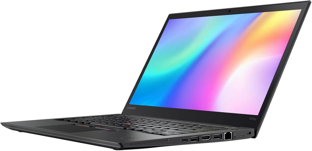Lenovo ThinkPad T470s Business Laptop, 14-inch FHD Display, Core i5-6300U 2.4GHz, 8 GB RAM, 256 GB SSD, Wi-Fi, HDMI, Windows 11 Pro (Renewed)