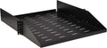 Tripp Lite 2U Universal Mount Server Rack Enclosure Shelf, Black Steel, Vented Airflow Design, Mount Hardware Included, 21.7 inch Depth, 100 lbs / 45 kg Capacity, 5-Year Warranty (SRSHELF2PUNIV)