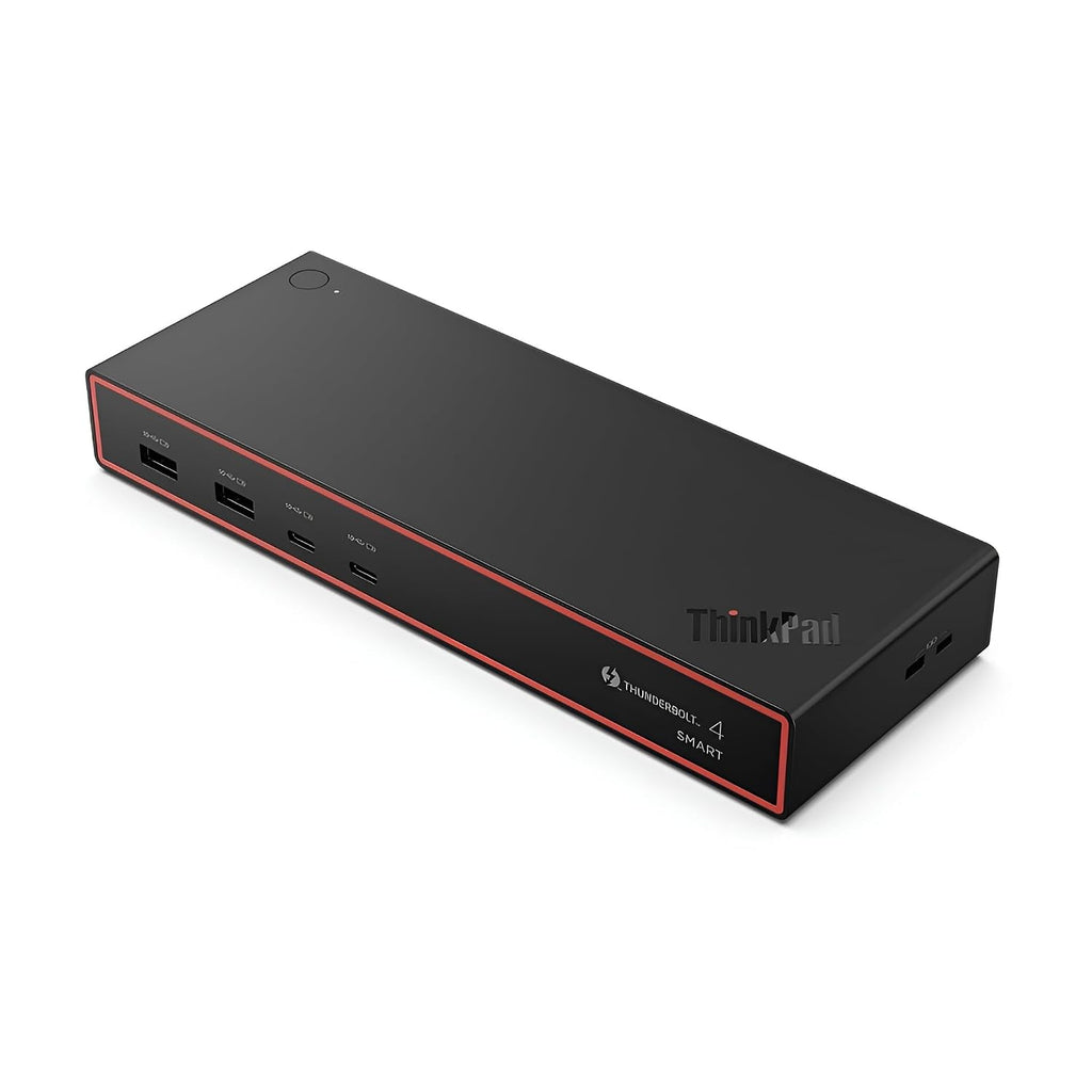 Lenovo ThinkPad Thunderbolt 4 Smart Dock Gen 2 7500, Multiple Display Support, Integrated 1M Thunderbolt 4 Cable, Remote Hardware Management, 40Gbps Data Speed, 100W Power Delivery, Black
