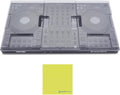 Decksaver DDJ-FLX10 Cover Bundle with Polishing Cloth – Polycarbonate Protective Cover for Pioneer DDJ-FLX10 DJ Controller, Shields from Dust & Impact, Clear Finish (DS-PC-DDJFLX10)