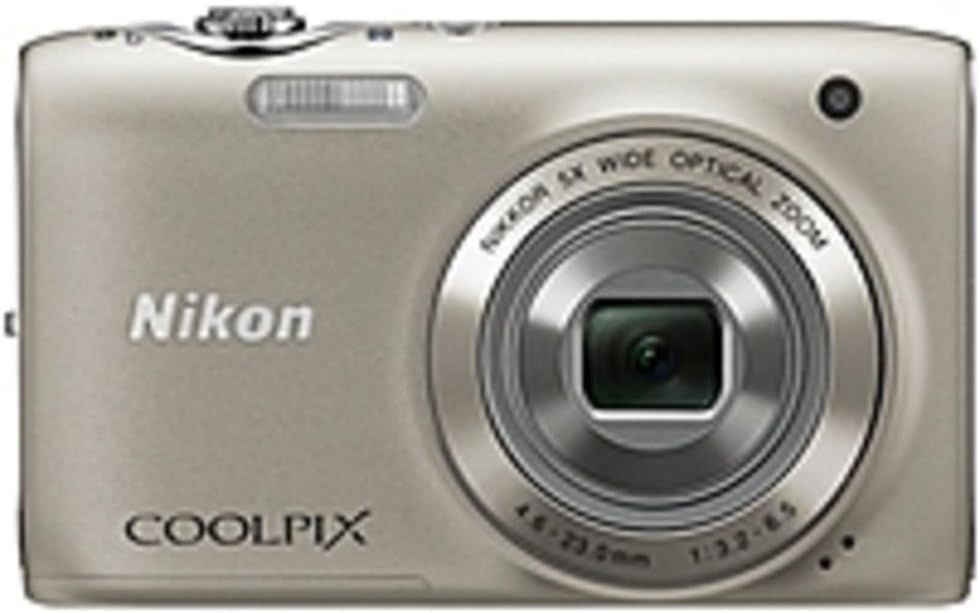 Nikon COOLPIX S3100 14 MP Digital Camera with 5x NIKKOR Wide-Angle Optical Zoom Lens and 2.7-Inch LCD (Silver) (Renewed)