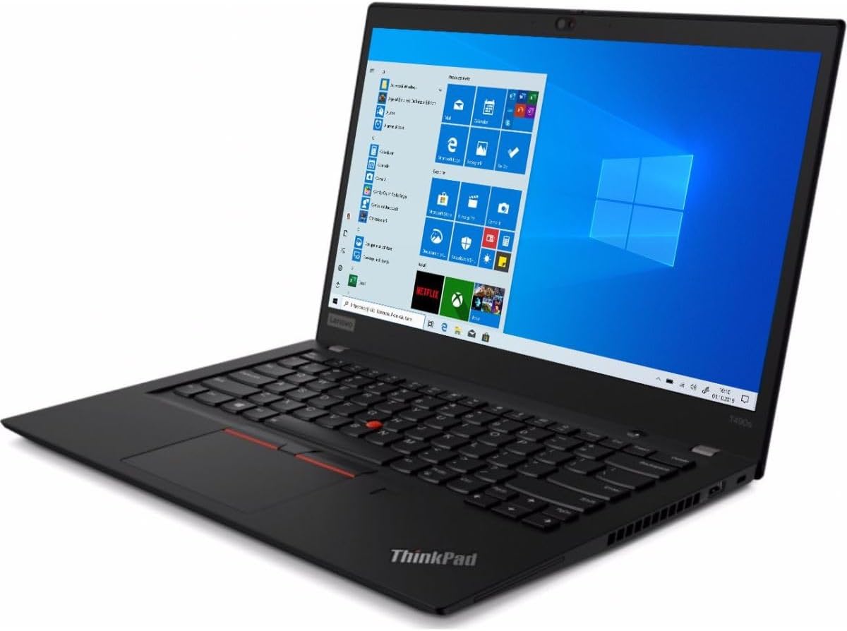 Lenovo ThinkPad T490s 14'' FHD Laptop Computer, Intel Quad-Core i7-8665U, 16GB RAM, 512GB SSD, Fingerprint, CAM, HDMI, Windows 11 Pro ThinkPad Laptop (Renewed)
