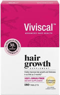 Viviscal Hair Growth Supplements for Women, Thicker Fuller Hair Support for Thinning Hair and Hair Loss, with Biotin and Marine Collagen, Drug-Free, 180 Tablets, 90-Day Supply